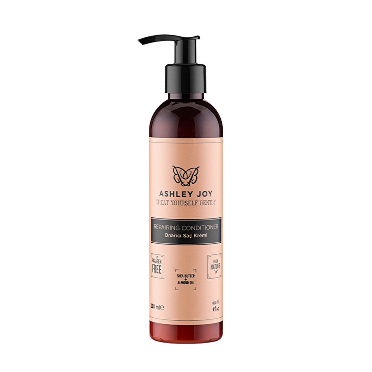 Ashley Joy Repairing Hair Conditioner - Sweet Almond Oil & Shea Butter for Damaged Hair, Volume & Shine - Natural Hair Detangler (8.45 fl oz)