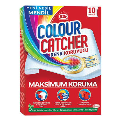 K2R Color Catcher Sheets for Vibrant Laundry 10 Count