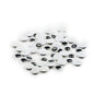 Lino Oynar 15 mm Craft Eyes - Black & White, 50-Pack for Sewing & DIY Projects