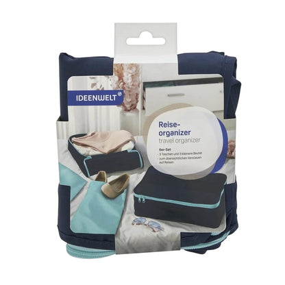 Ideenwelt 6-Piece Travel Luggage Organizer Set