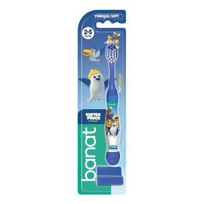 Banat Captain Penguin Soft Kids Toothbrush