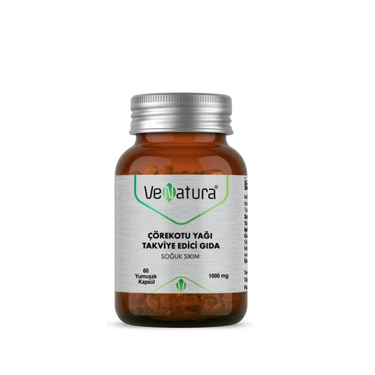 VeNatura Black Seed Oil Supplement: Natural Immune Support, Antioxidant Rich - 60 Softgels for Overall Well-being
