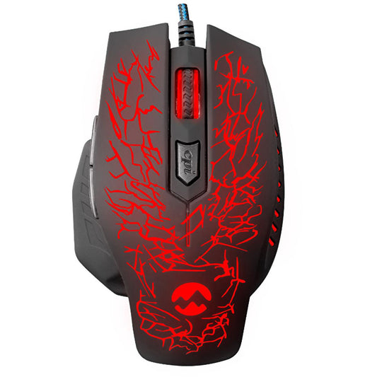 Everest SM-700 Wired Gaming Mouse - Customizable DPI, Optical Sensor, Black