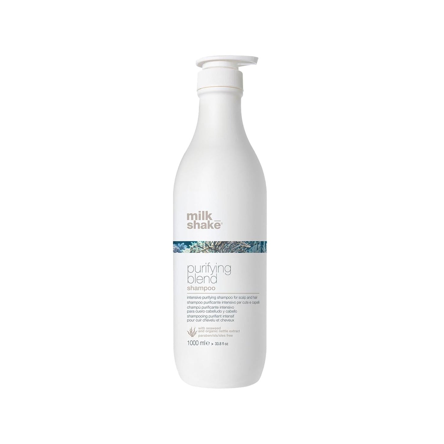 milk_shake Purifying Blend 1000ml Intense Purifying Shampoo for Oily Hair - Gentle Cleansing & Scalp Balance
