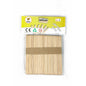 Lino Wooden Craft Sticks - 11cm Natural Color, 50 Pieces, Ideal for Crafts, DIY & Educational Activities