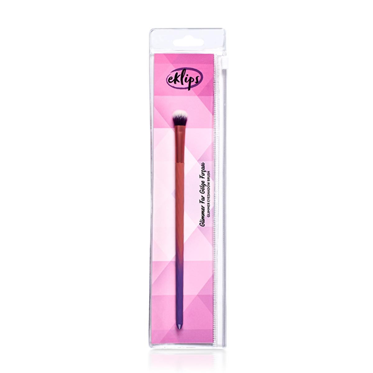 Eklips Angled Eyeshadow Brush - Professional Makeup Brush for Blending, Shading & Eye Makeup Application