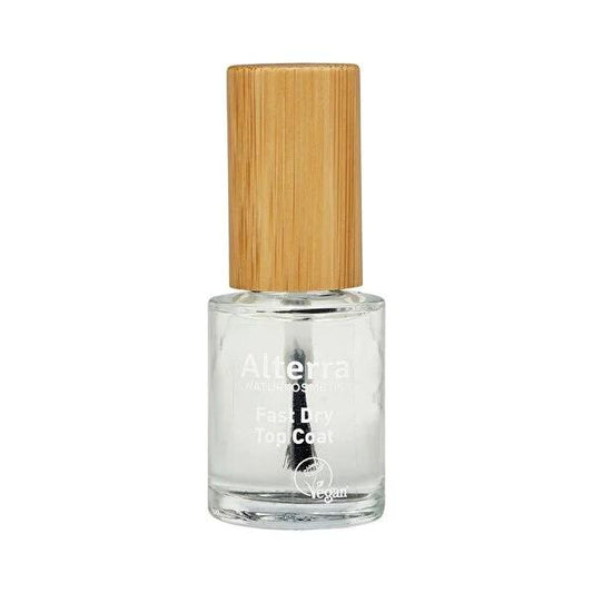 Alterra Quick Dry Nail Polish Top Coat: Natural, Long Lasting Protection for Vibrant Manicures