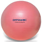 Dynamic Gymball 65 cm Pink Exercise Ball with Anti-Burst Feature - Pilates Ball for Fitness Enthusiasts