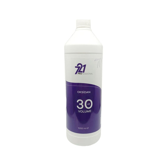 721 Professional 9% 30 Vol. Hair Dye Oxidizing Agent - 1000 ml for Effective Hair Coloring