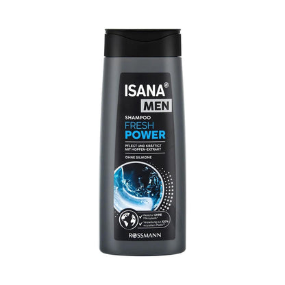Isana Men Fresh Power Shampoo for Revitalized Hair 300ml
