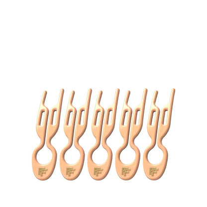 Fiona Franchimon No 1 Hairpin Peach Fuzz 5-Pack