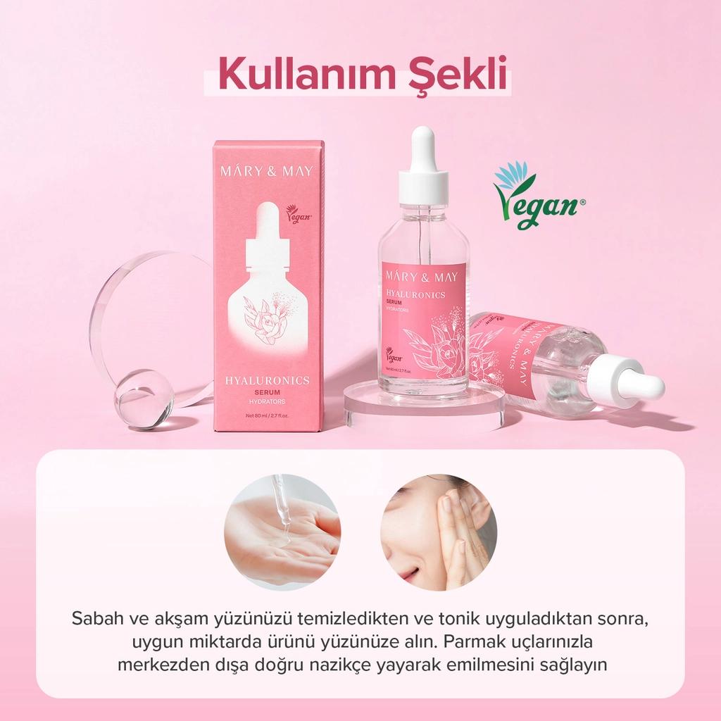 Mary & May Hyaluronic Acid Serum for Deep Hydration 80ml