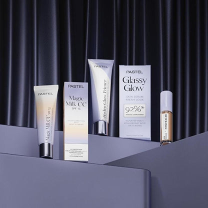 Pastel Makeup Eye Cream + Hydrating Concealer: Brighten, Cover Dark Circles & Hydrate - Long Lasting Satin Finish for Tired Eyes