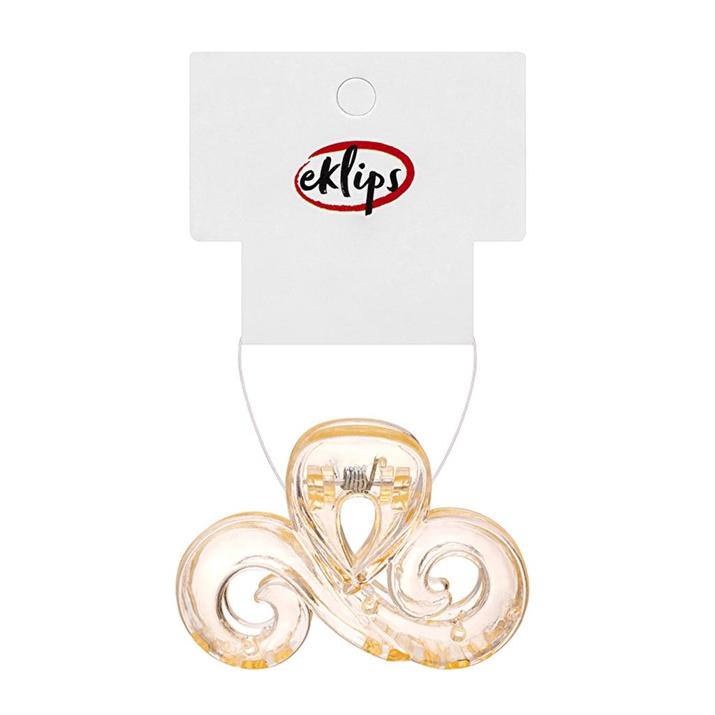 Eklips Pastel Yellow Claw Clip for Secure and Gentle Hold