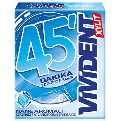 Vivident 45 Minutes Peppermint Chewing Gum 33g