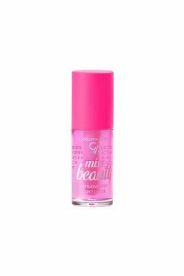 Golden Rose Miss Beauty Tint Lip Oil - Strawberry Flavor, 6ml - Moisturizing Lip Care with Jojoba Oil and Vitamin E