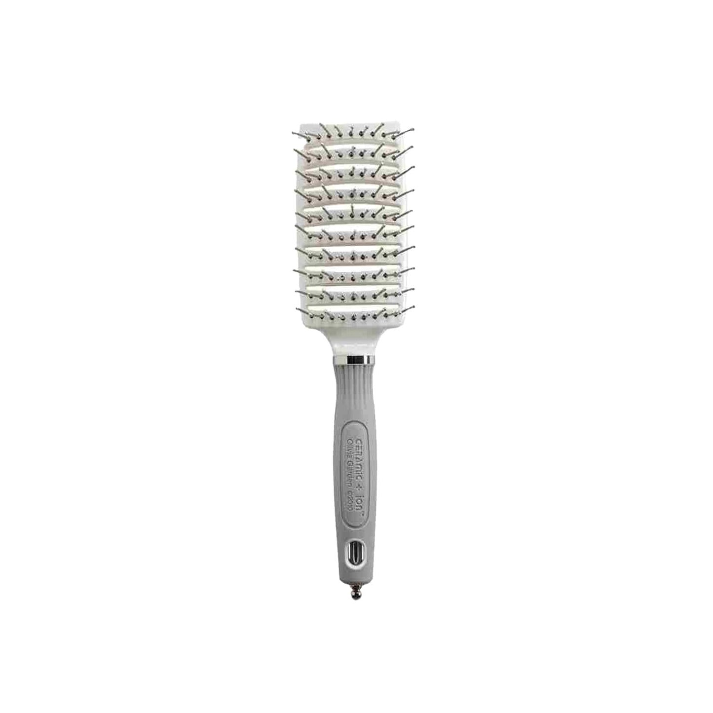 Olivia Garden Ceramic+Ion Turbo Vent Pro Shaper Professional Hair Brush for Salon-Quality Styling - Reduces Frizz, Enhances Shine