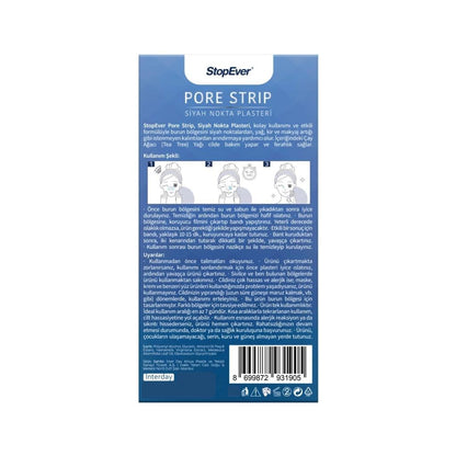 StopEver Pore Strips Deep Cleansing Nose Strips 6 Pack