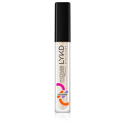 LYKD Liquid Concealer for High Coverage, Radiant Finish - Under Eye Concealer for Sensitive Skin