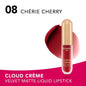 Bourjois Cloud Cream Liquid Lipstick 08 Cherie Cherry 6ml