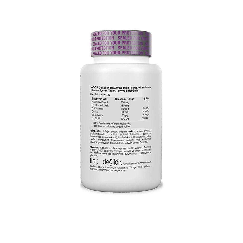 Voop Collagen Beauty Supplement with Vitamin C 30 Tablets