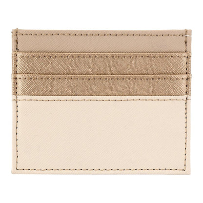Eklips Cream Card Holder & Compact Wallet