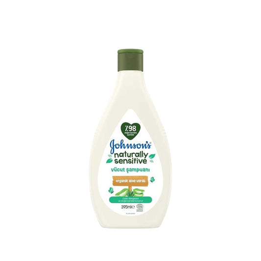 Johnson's Baby Naturally Sensitive Baby Body Wash - Gentle, Hypoallergenic, and Natural Ingredients for Sensitive Skin - 13.36 fl oz