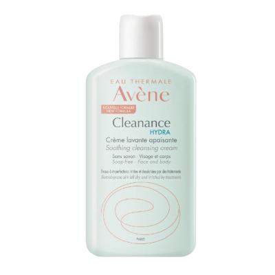 Avene Cleanance Hydra Cleansing Cream - Gentle, Hydrating, Soothing Skincare for Sensitive Skin