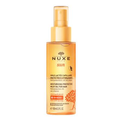 Nuxe Sun: UV Protection Moisturizing Hair Oil - Water Resistant Beach & Summer Hair Care, Protects from Sun, Salt & Chlorine - 3.38 fl oz