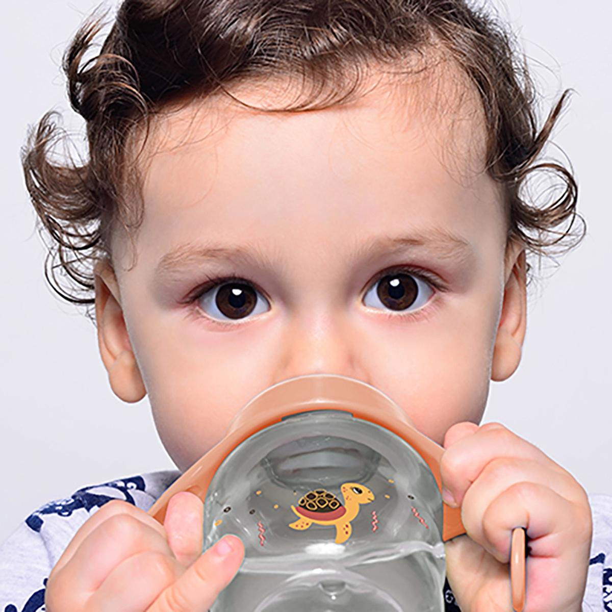 Babyjem Spill-Proof Baby Sippy Cup - 8.45 fl oz, Ergonomic Design for Infants & Toddlers