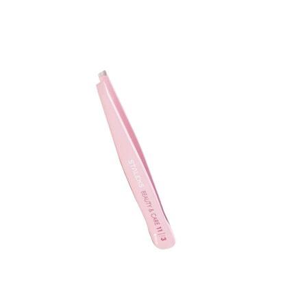 STALEKS Beauty & Care 11 Type 3 Wide Beveled Eyebrow Tweezers