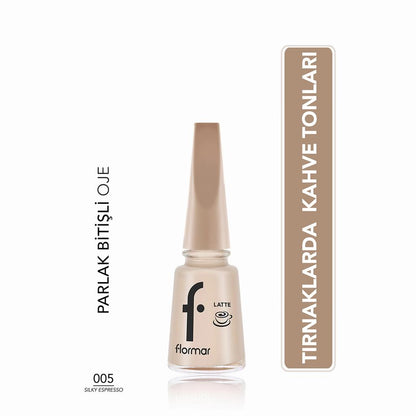 Flormar Silky Espresso Glossy Nail Polish 005 - 11ml