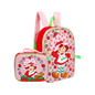MOCHILA  strawberry shortcake con lonchera