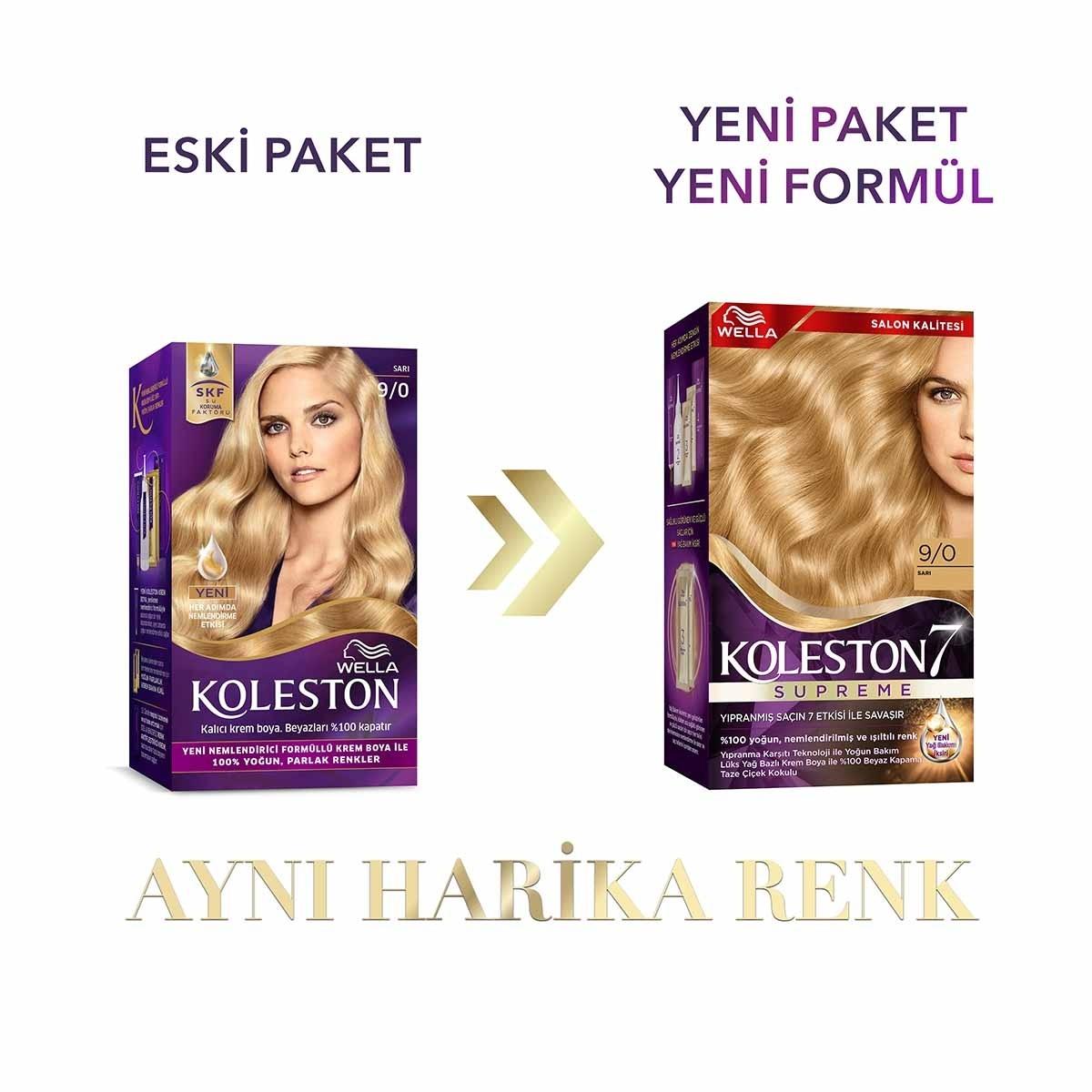 Wella Koleston Supreme: Blonde Hair Dye for 100% Gray Coverage, Intense Color, & Hair Repair - At-Home Hair Coloring Kit