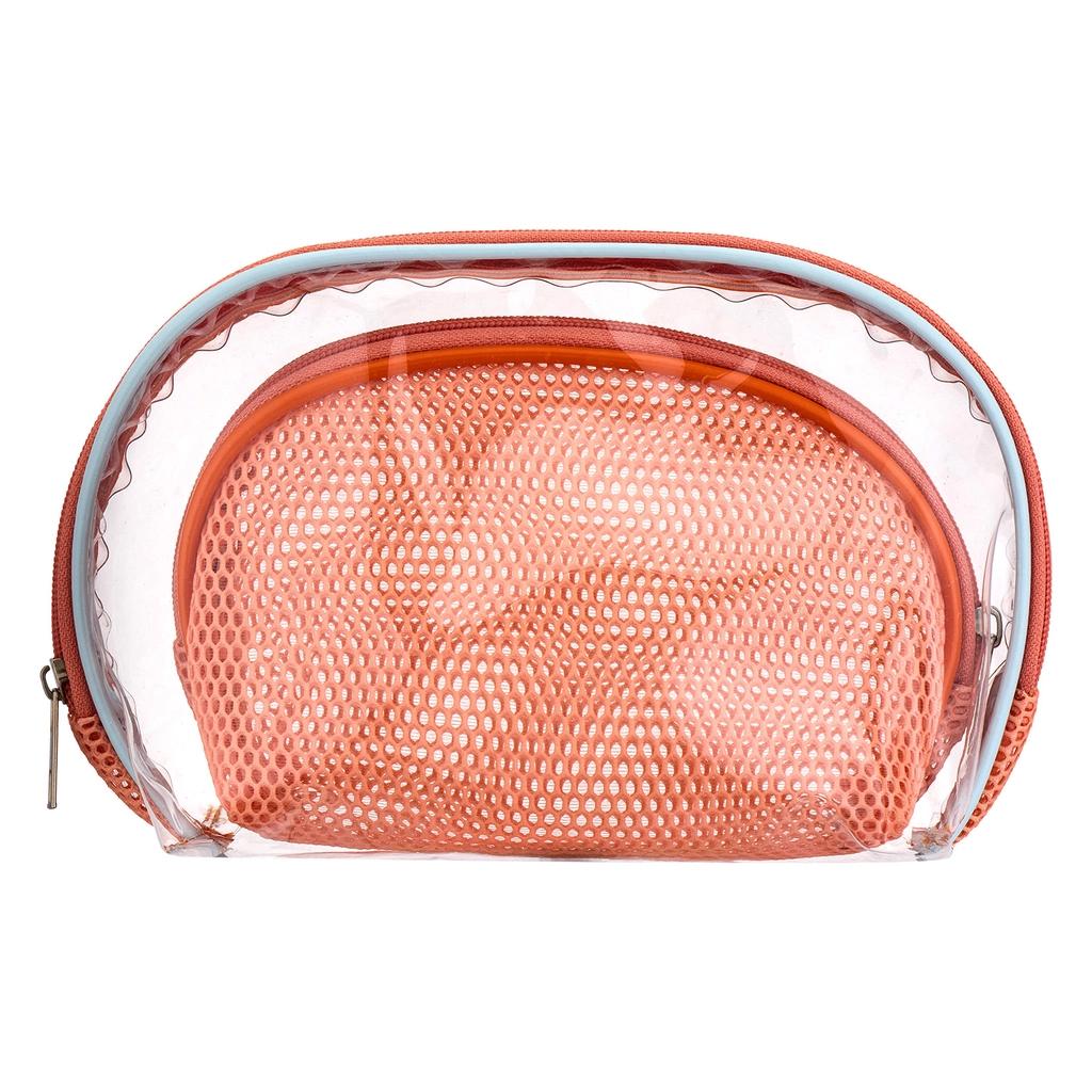 Eklips 2-Piece Makeup Bag Set for Travel & Storage