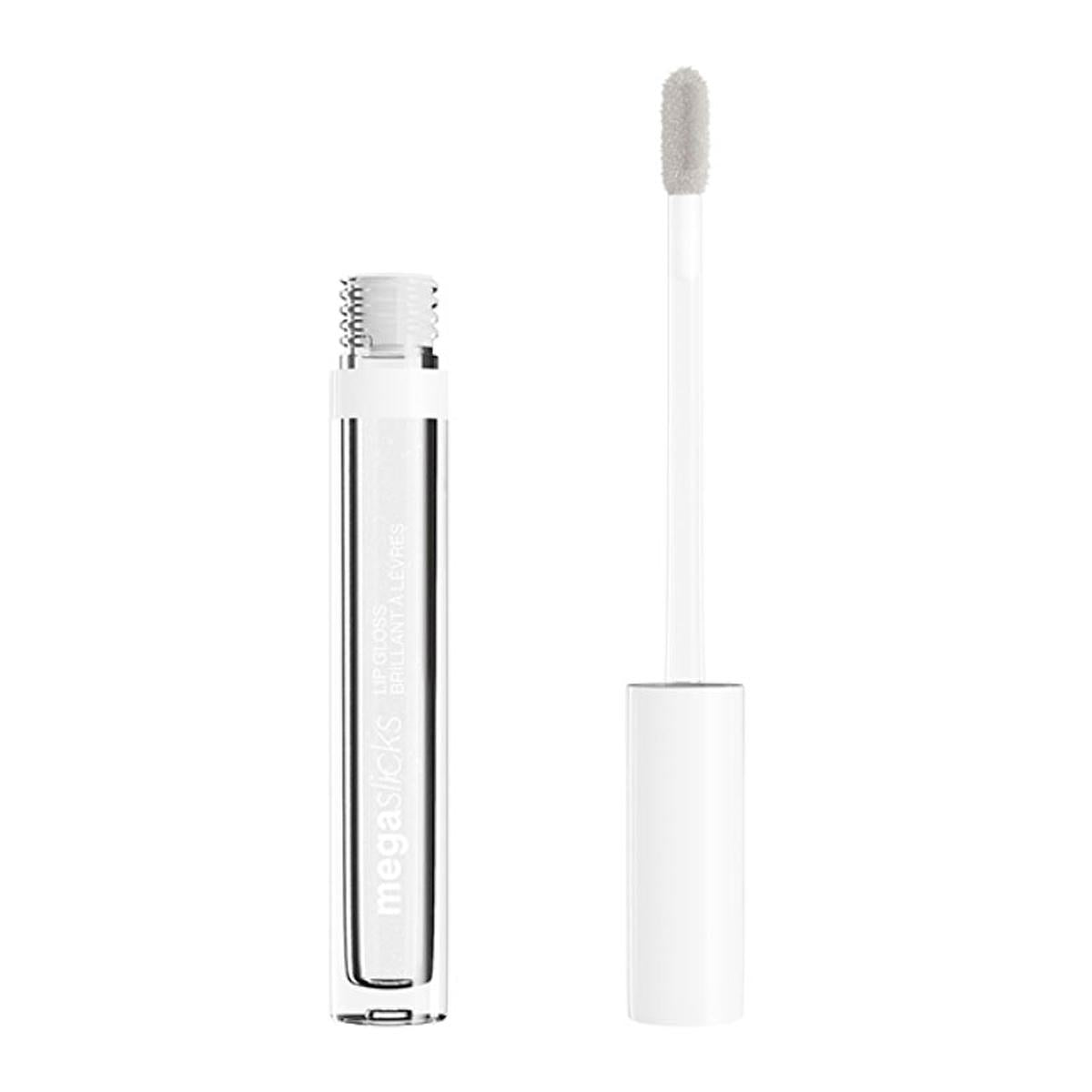 Wet n Wild Megaslicks Crystal Clear Lip Gloss - Shiny, Long-Lasting, Hyaluronic Acid & Vegan Collagen