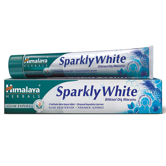 Himalaya Whitening Toothpaste for Brighter Smile - Natural Oral Care with Papaya & Pineapple Extracts