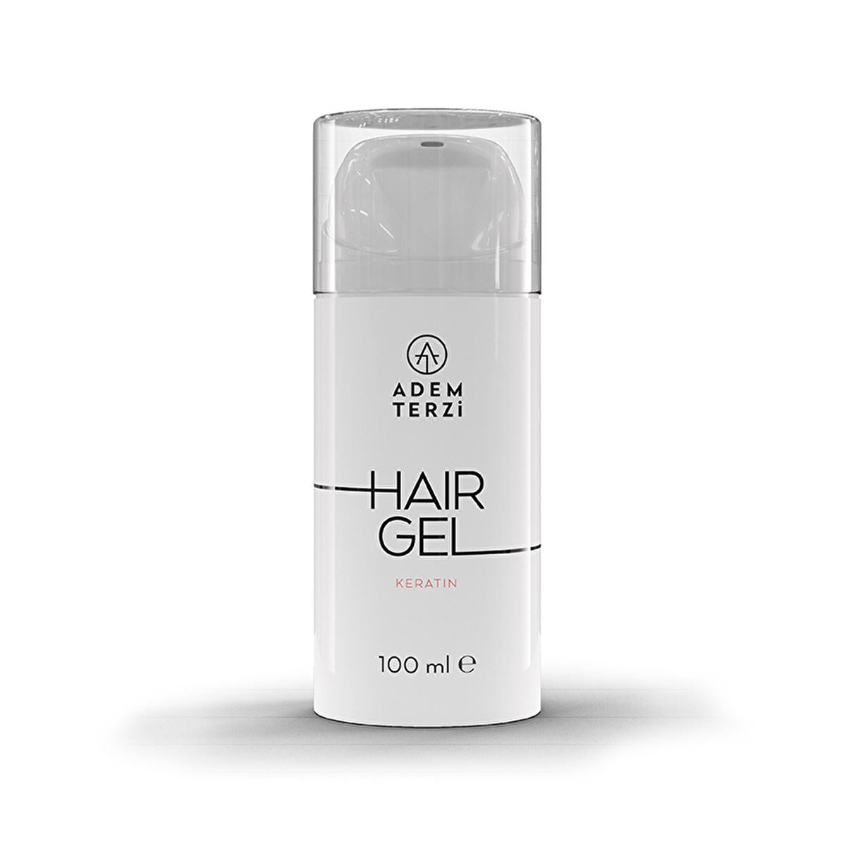Adem Terzi Keratin Hair Gel for Strong Hold Styling - 100ml, Residue-Free, Professional Recommended
