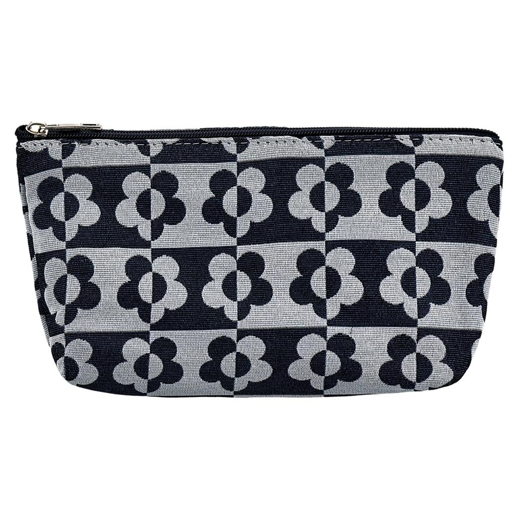 Eklips Black Floral Makeup Bag & Travel Pouch