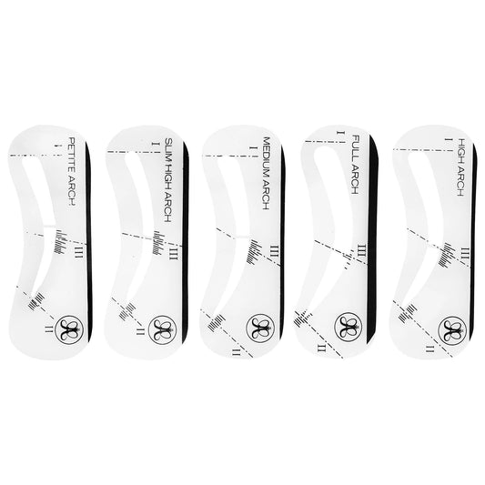 Anastasia Eyebrow Shaping Stencil Set - 5 Shapes for Perfect Brows at Home