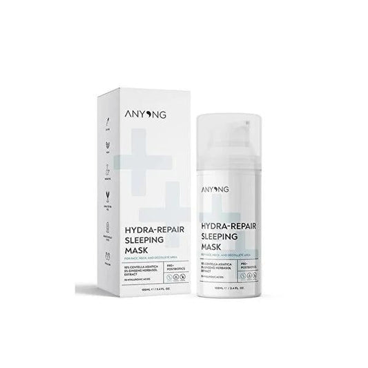 Anyong Hydrating Sleeping Mask with Centella Asiatica & Hyaluronic Acid - 3.38 fl oz, Natural Skincare for Dry & Sensitive Skin