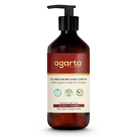 Agarta Anti-Hair Loss Shampoo 400ml - Natural Hair Care, Sulfate-Free, Promotes Healthy Hair Growth