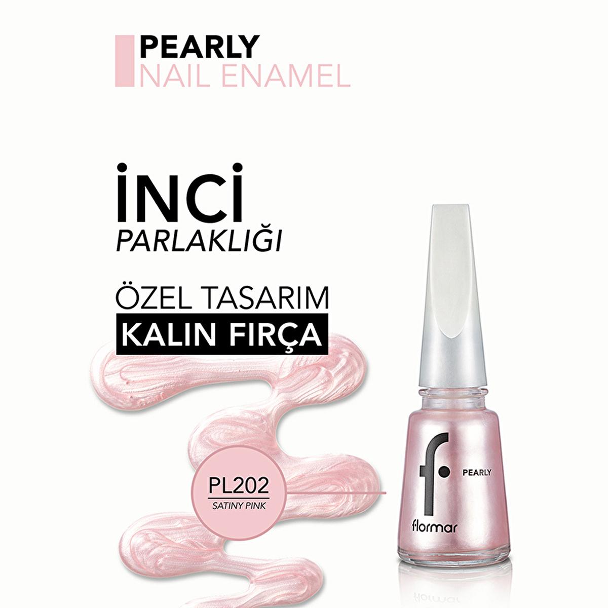 Flormar Pearly Nail Polish: Long-Lasting, Iridescent Shimmer, Vibrant Color - Chip Resistant Pearl Finish Nail Color