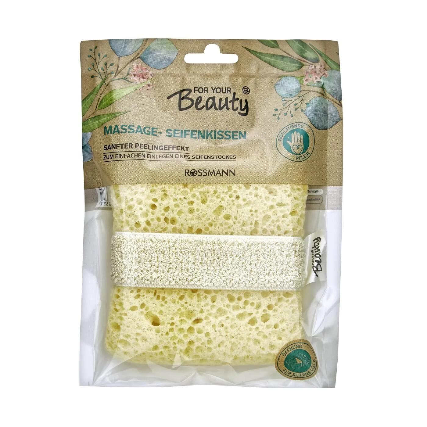 For Your Beauty Bath Sponge with Elastic Strap, 1 Count