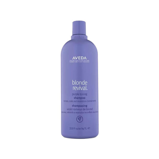 Aveda Sulfate-Free Purple Shampoo for Blonde Hair - 1000ml, Gentle Color Correction, Blonde Revival