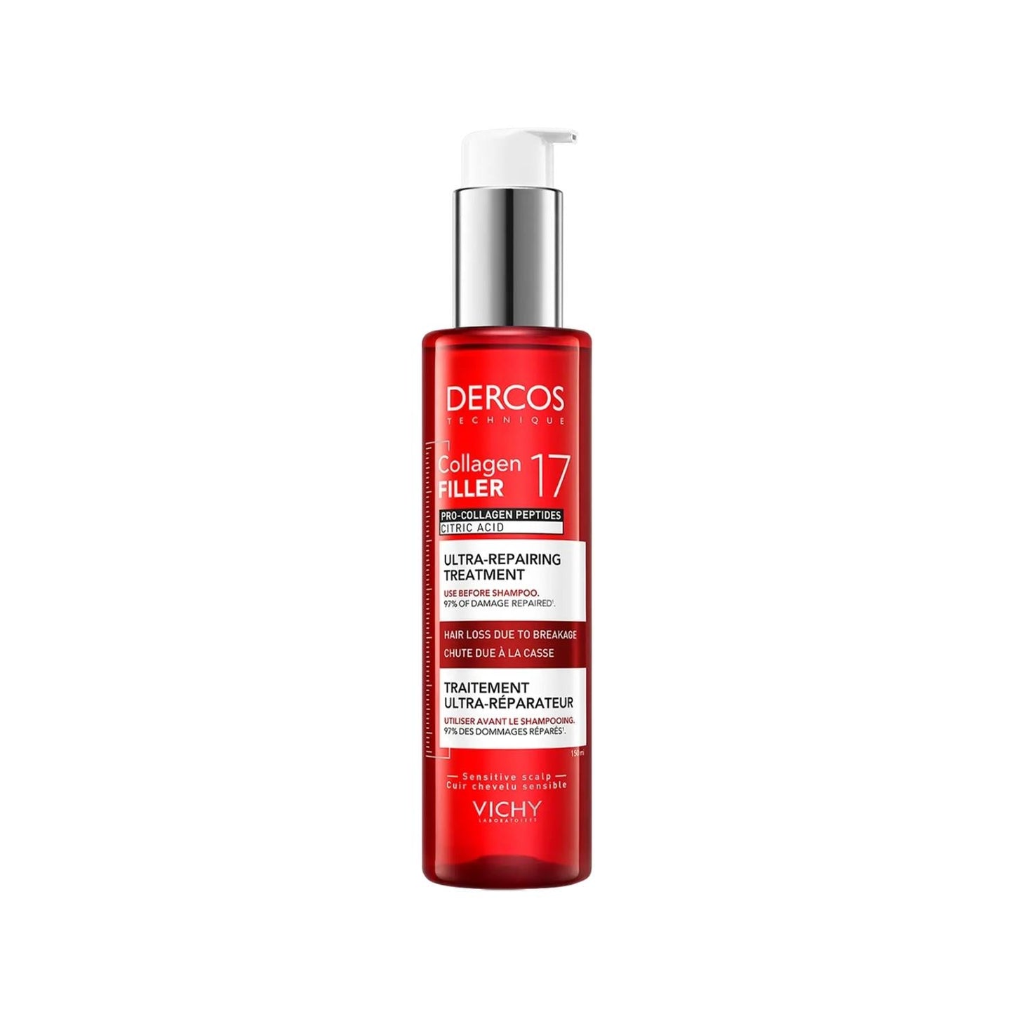 Vichy Dercos Collagen 17 Filler Pre-Shampoo Treatment 150 ml