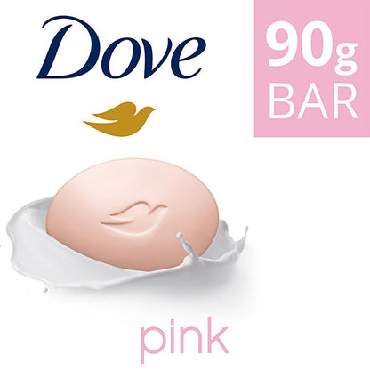 Dove Moisturizing Beauty Cream Bar - Gentle Cleanser for Sensitive Skin, Sulfate-Free Soap, 90g