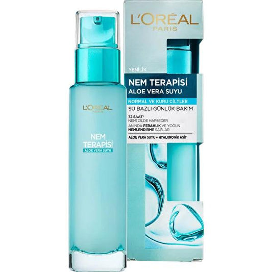 L'Oréal Paris Moisturizing Facial Care - Intense Hydration & Refreshment for Dry Skin, 72-Hour Lasting Effect