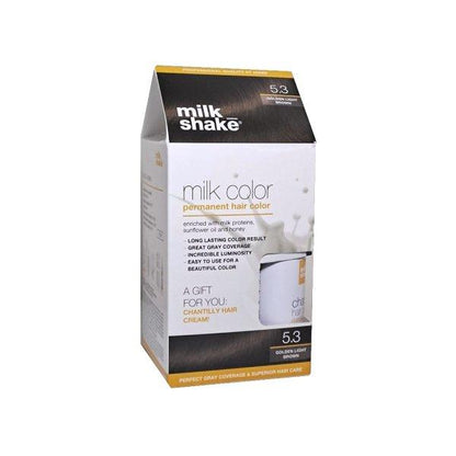 Milk Shake 5.3 Light Golden Chestnut Hair Color Set 50 ml