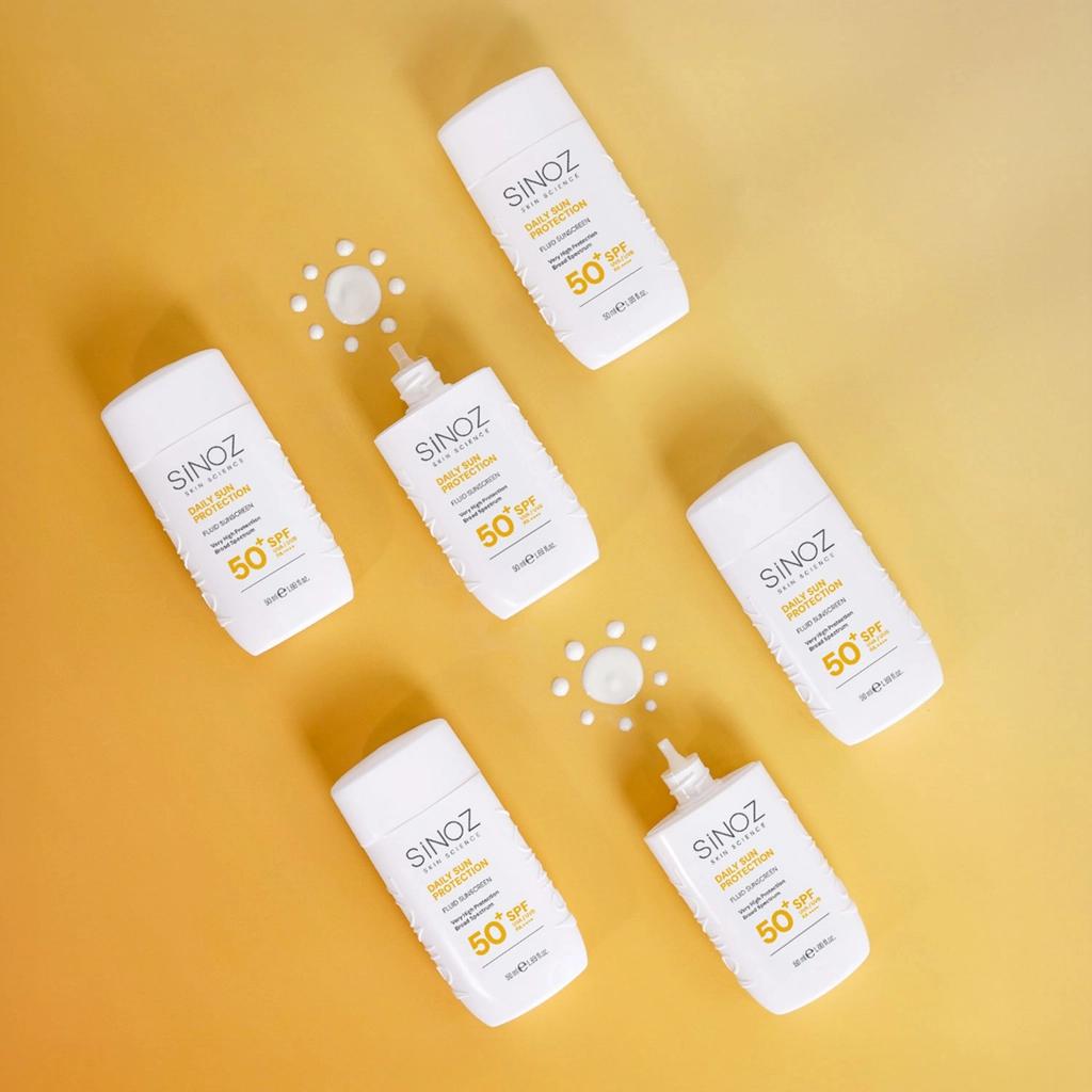 Sinoz Daily SPF 50+ Fluid Sunscreen for Hydrated Skin 50 ml